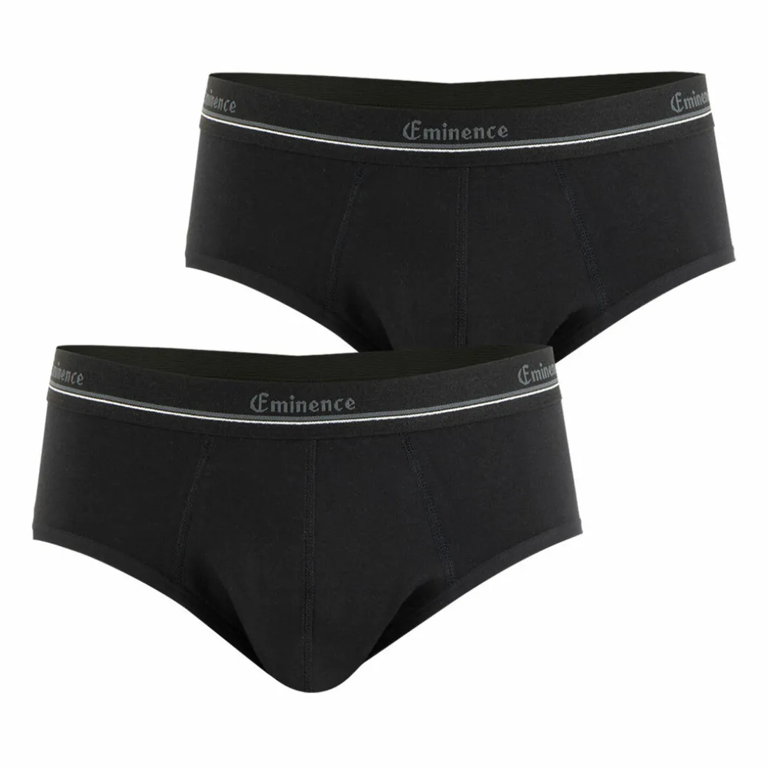 Lot de 2 slips absorbants Homme Sérénité Heritage noir en coton