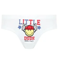 Lot de 3 slips Boy Happy College by Smiley POMM'POIRE - Multicolore en coton