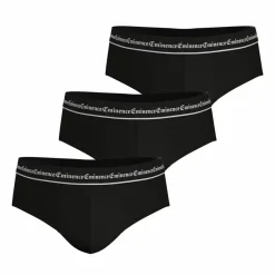 Lot de 3 slips Business noir en coton pour homme
