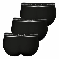 Lot de 3 slips Business noir en coton pour homme