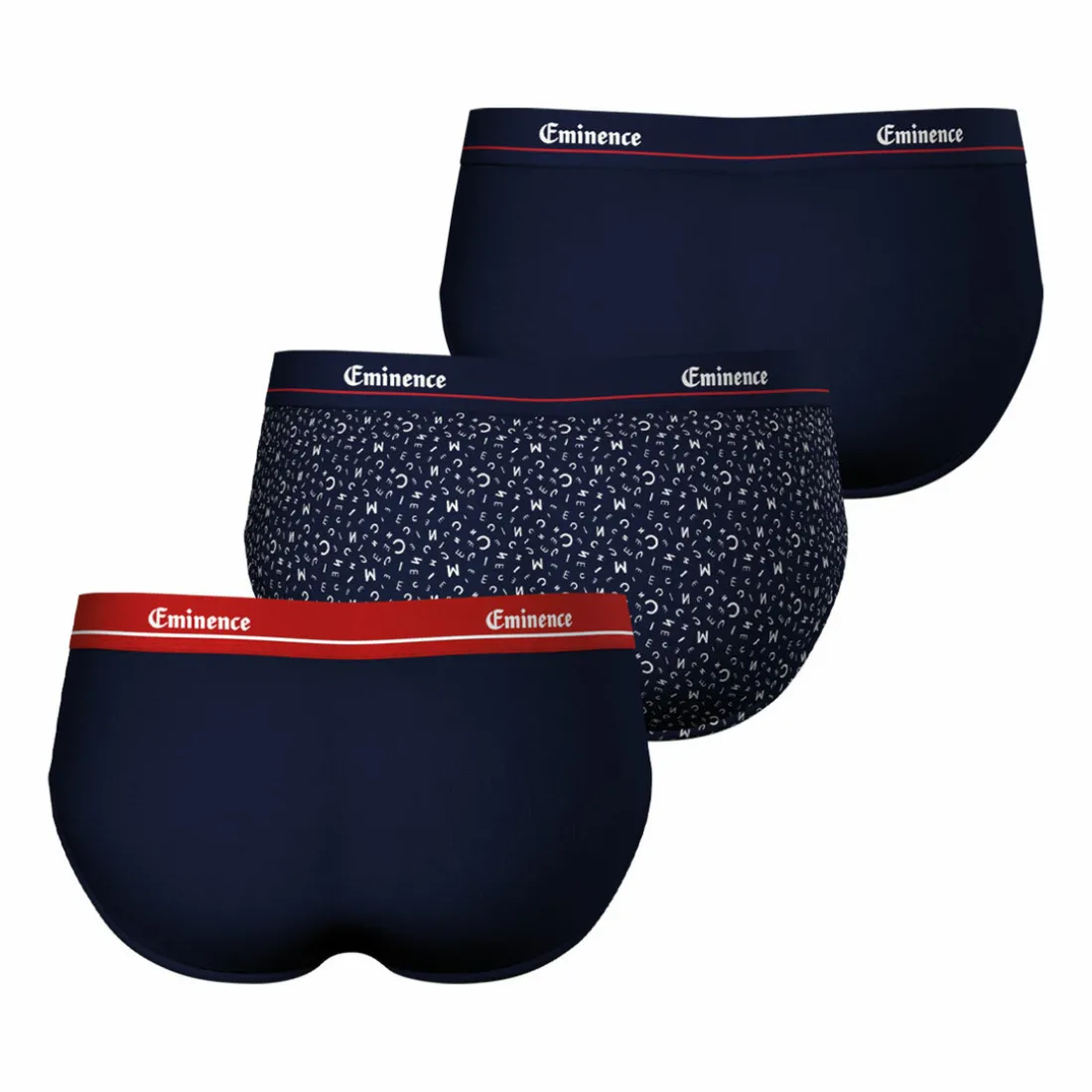 Lot de 3 slips Chic bleu pour homme