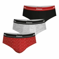 Lot de 3 slips Chic rouge pour homme