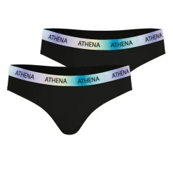Lot de 2 slips Girl Rainbow by Fille en coton