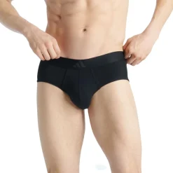 Lot de 2 slips homme Active Flex Cotton 3tripes Adidasport noir en coton