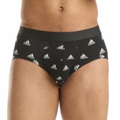 Lot de 3 slips homme Active Flex Coton Adidas rouge