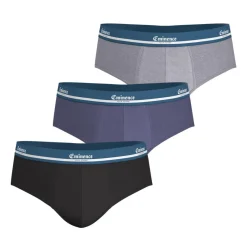 Lot de 3 slips homme Eminence gris en coton