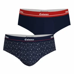 Lot de 2 slips Swing édition Anniversaire bleu en coton pour homme