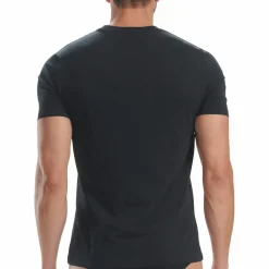 Lot de 3 tee-shirts col rond homme Active Core Coton Adidas noir