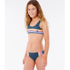 Maillot de Bain 2 Pièces Fille Bleu Rip Curl