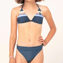 Maillot de Bain 2 Pièces pour Fille Rip Curl Bleu