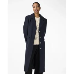 Manteau bleu marine Willa