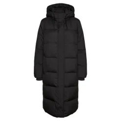 Manteau Capuche Long noir Ula