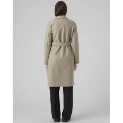 Manteau col à revers - Marron