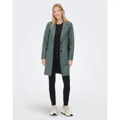 Manteau Col à revers Long vert Hope