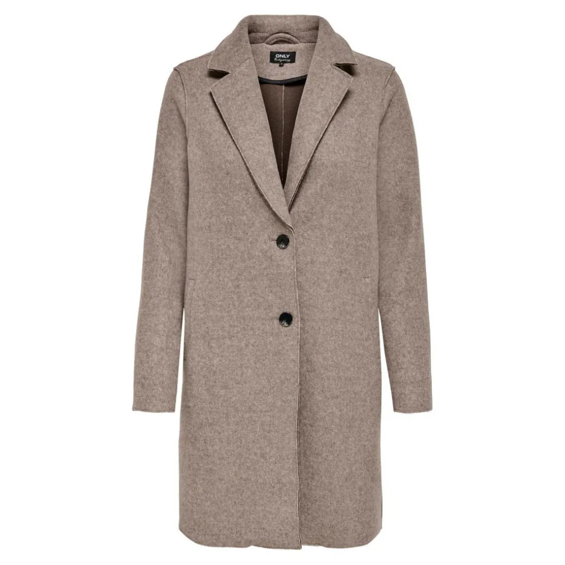 Manteau Col à revers Long vert Gaia