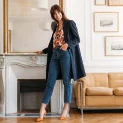 Manteau col tailleur Etienne