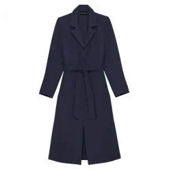 Manteau long MAXI bleu marine