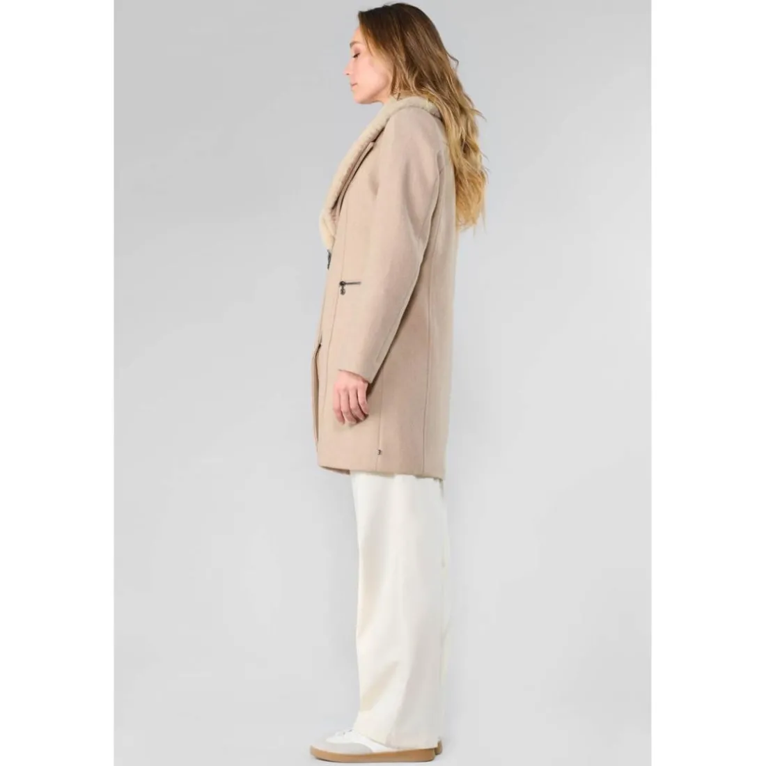 Manteau PHILINE beige Ana
