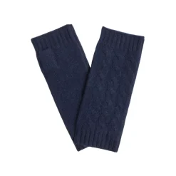 Mitaines unisexe LILI en cachemire bleu marine