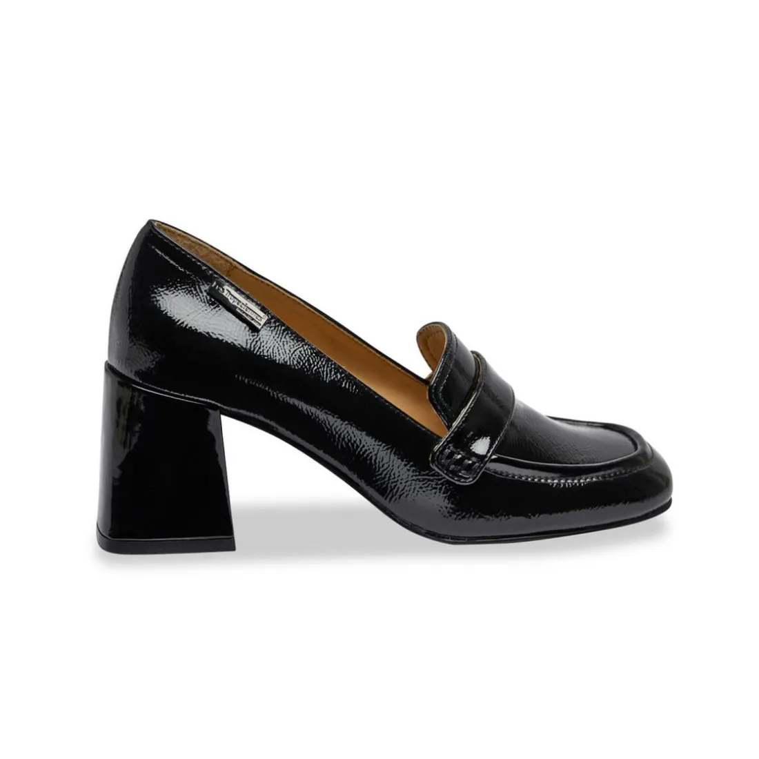 Mocassin noir vernis DEMYOS