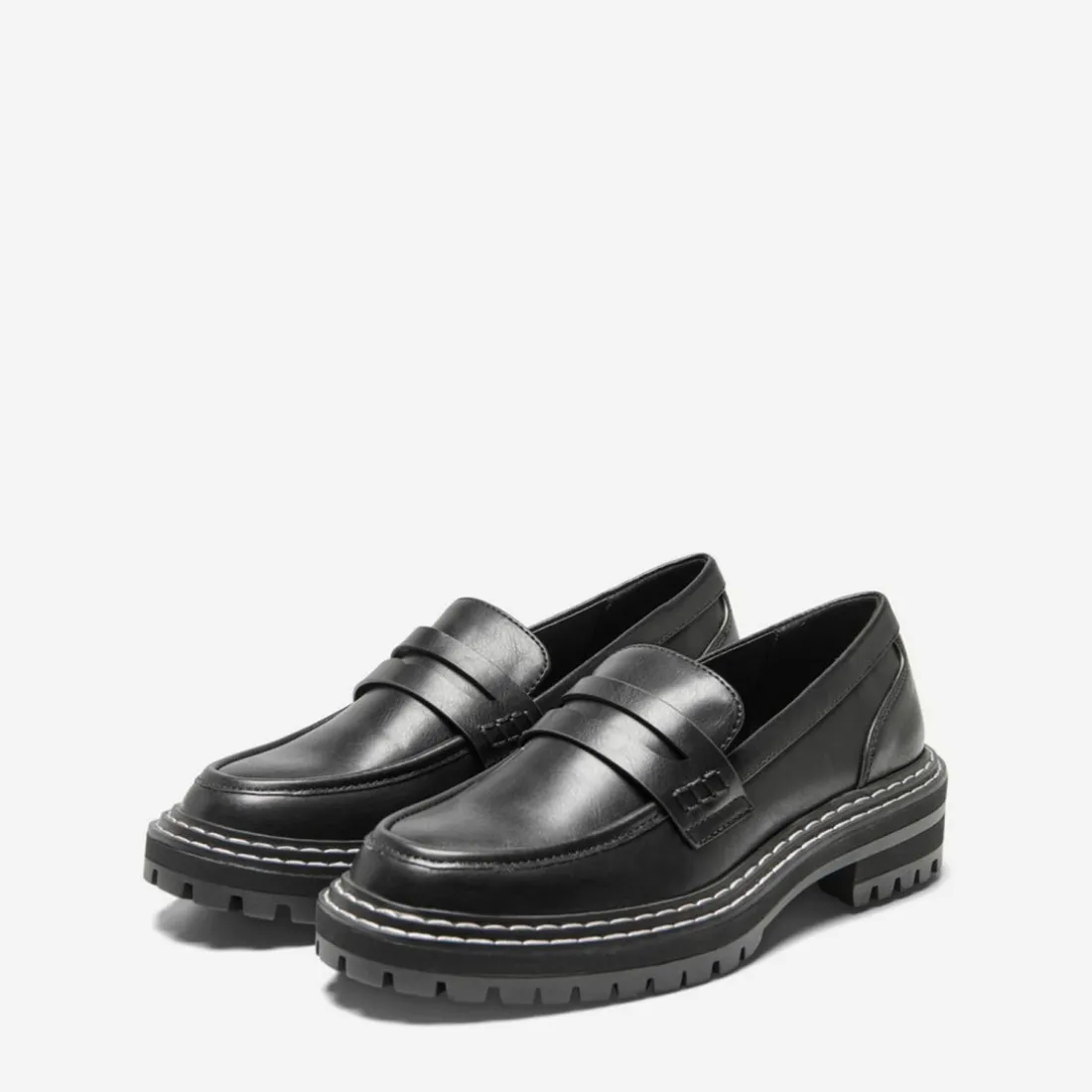 Mocassins Bout en amande noir