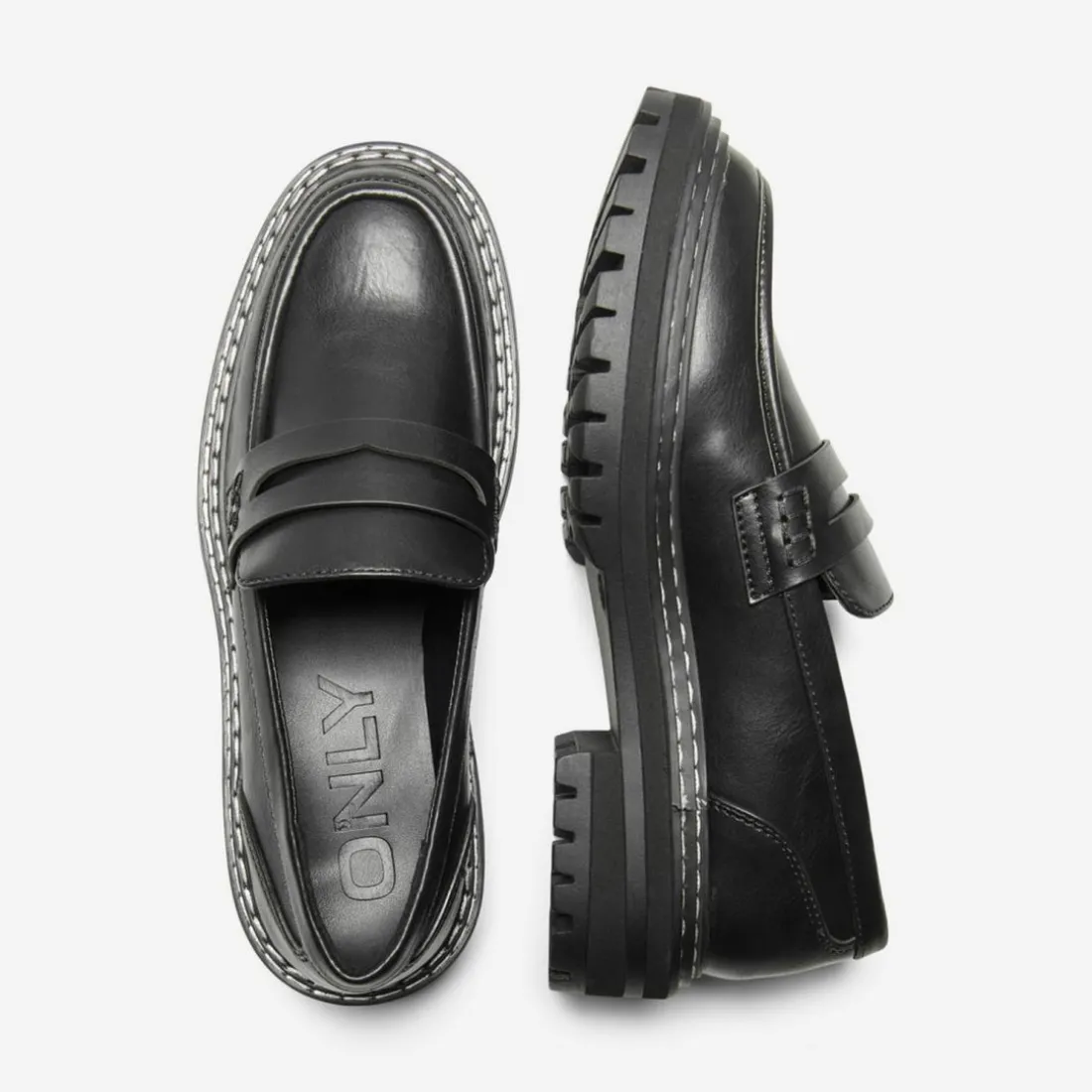 Mocassins Bout en amande noir
