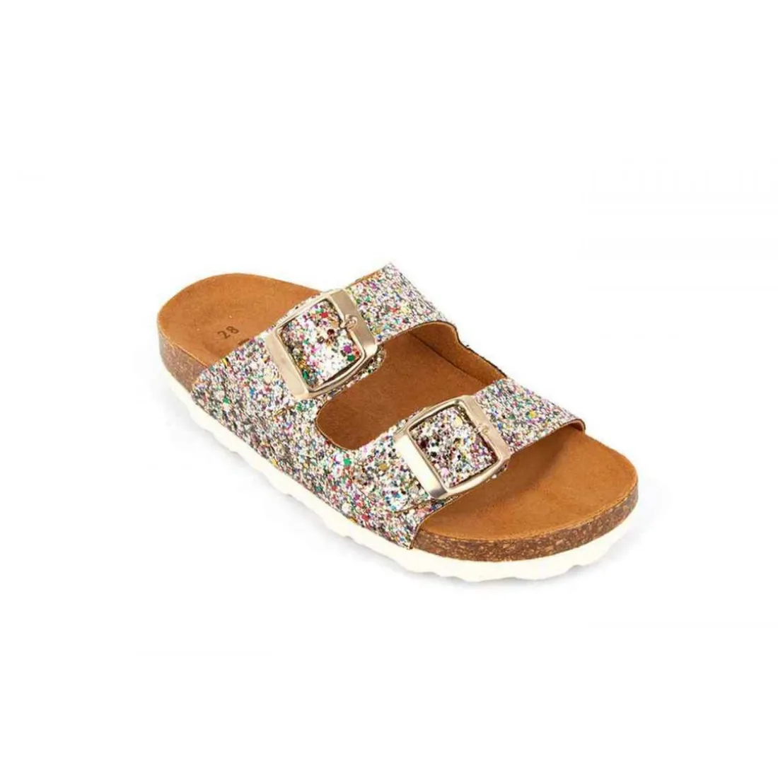 Mule enfant ZINKLE Multicolore argent