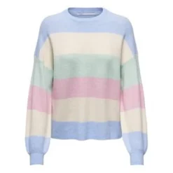 ONLATIA Pull en maille bleu Leah