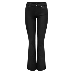 Onlblush Mid Flared Dnm Rea2343 Noos noir en coton Tess