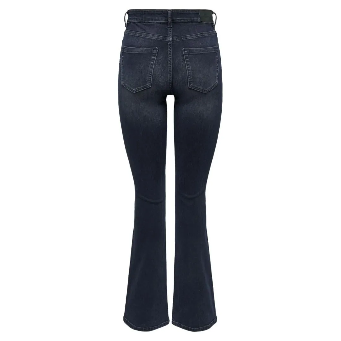 Onlblush Mid Flared Dnm Rea409 Noos noir en coton Tia