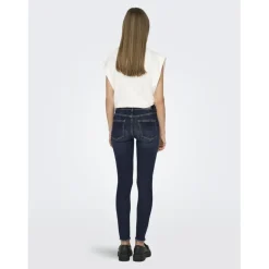 Onlblush Mid Sk Ankle Rw Dnm Dot245 Noos bleu denim en coton Isa