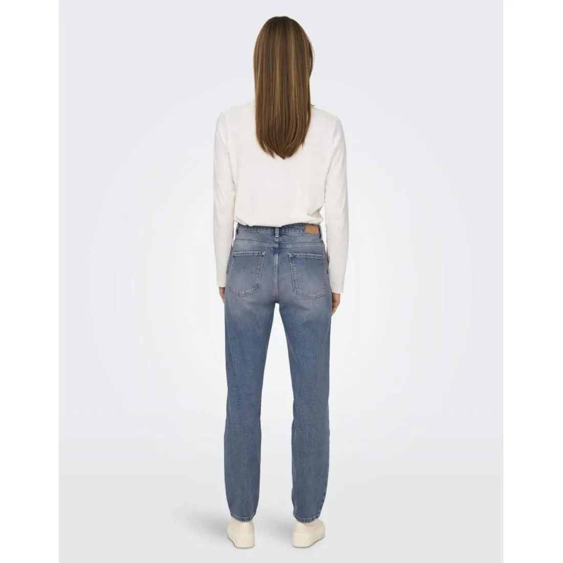 Onlemily Stretch Hw St Ak Dnm Dot321Noos bleu denim en coton Isa