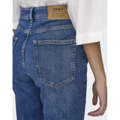 Onleverly Mw Flared Dnm Cro187 bleu denim en coton Ria