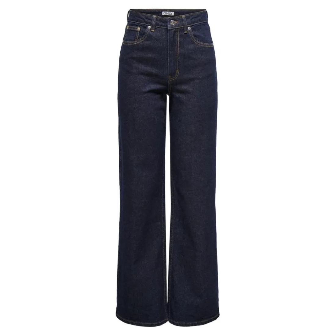 Onljuicy Hw Wide Rinse Dnm Mas763 Noos bleu denim en coton Sloan