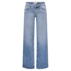Onljuicy Lw Wide Leg Dnm Rea365 Noos en coton Lena bleu clair