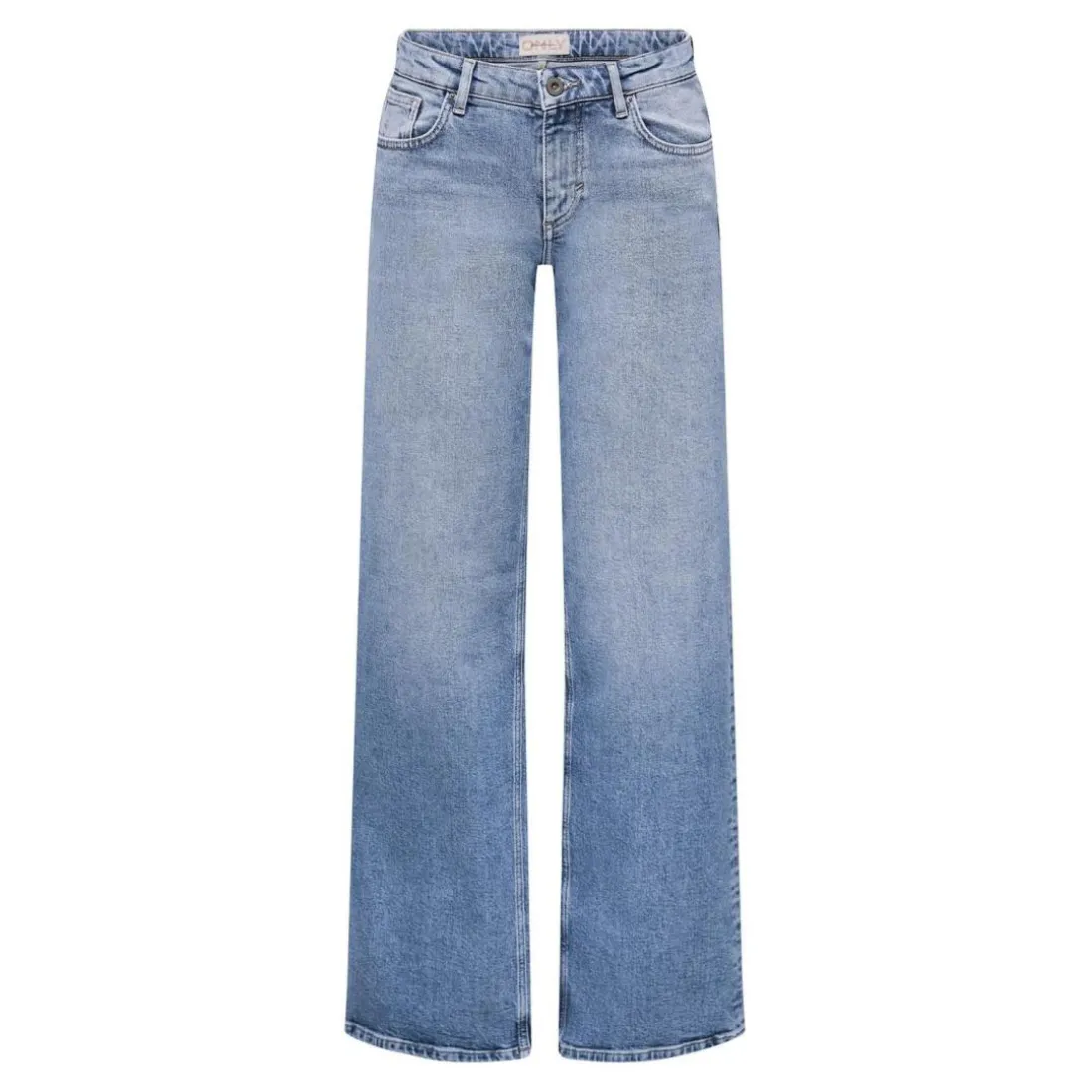 Onljuicy Lw Wide Leg Dnm Rea365 Noos en coton Lena bleu clair