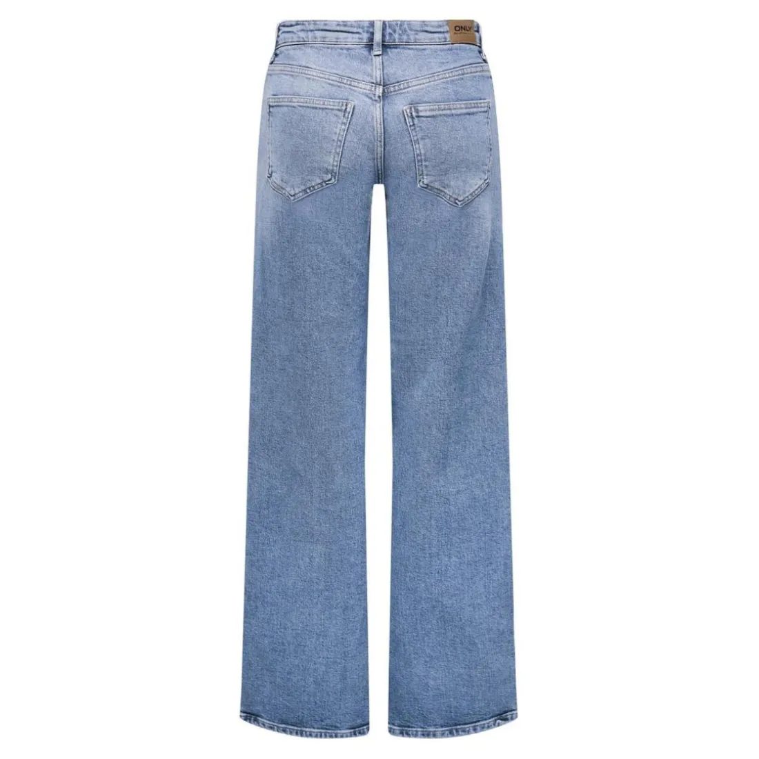 Onljuicy Lw Wide Leg Dnm Rea365 Noos en coton Lena bleu clair