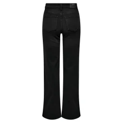Onlmadison Blush Hw Wide Dnm Cro099 Noos noir en coton Skye