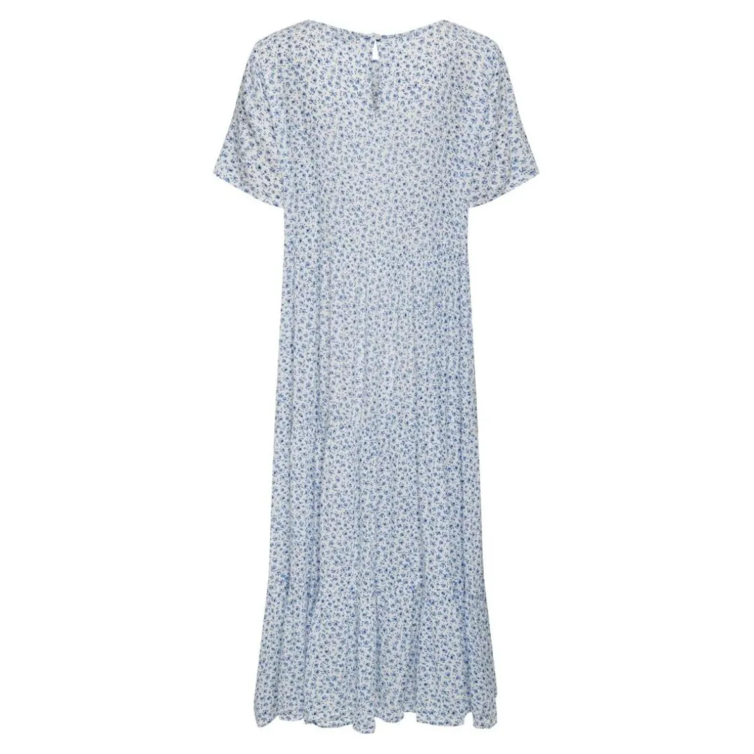 Onlmaya Life S/S Dress Wvn Noos gris en coton Iris