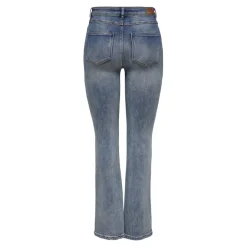 Onlmila Hw Flared Dnm Bj139 Noos bleu denim en coton Isa