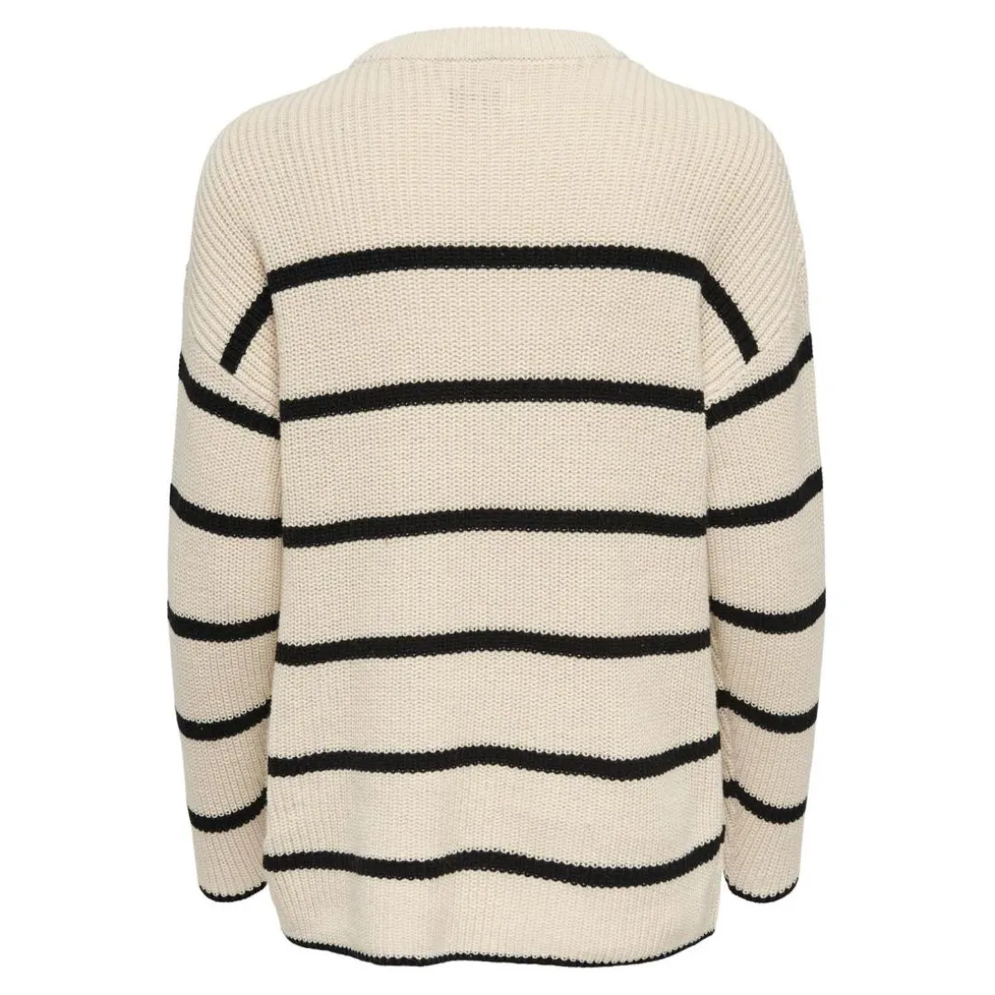 Onlpernille Ls Stripe O-Neck Knt Noos violet en coton Dina