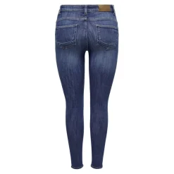 Onlpower Mid Sk Pushup Dnm Tai012 Noos bleu denim en coton Nina