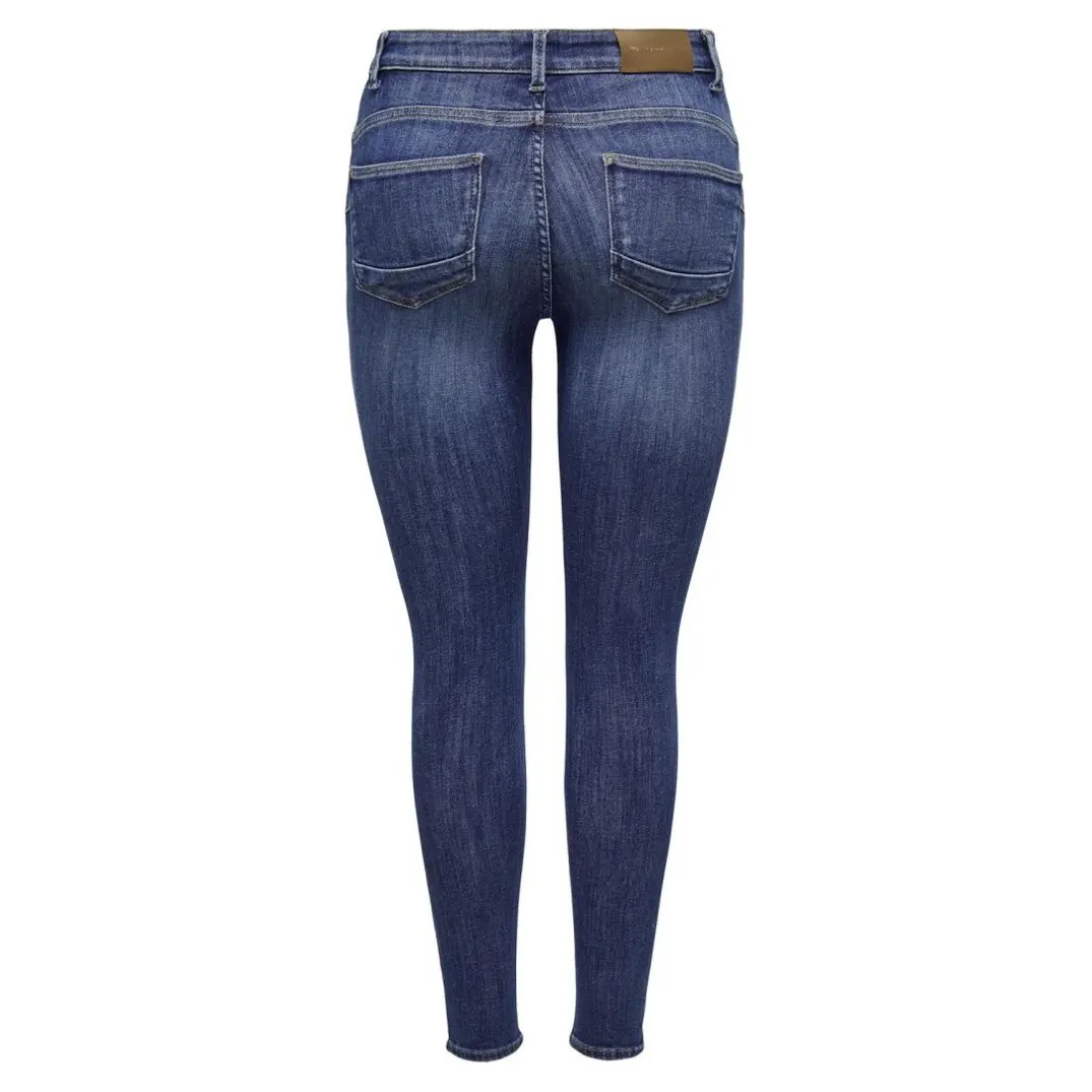 Onlpower Mid Sk Pushup Dnm Tai012 Noos bleu denim en coton Nina