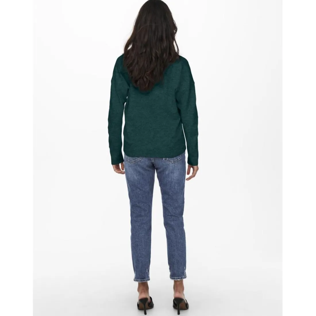 Onlrica Life L/S V-Neck Pullo Knt Noos bleu océan ( nappa - pantone 293c ) Ruth