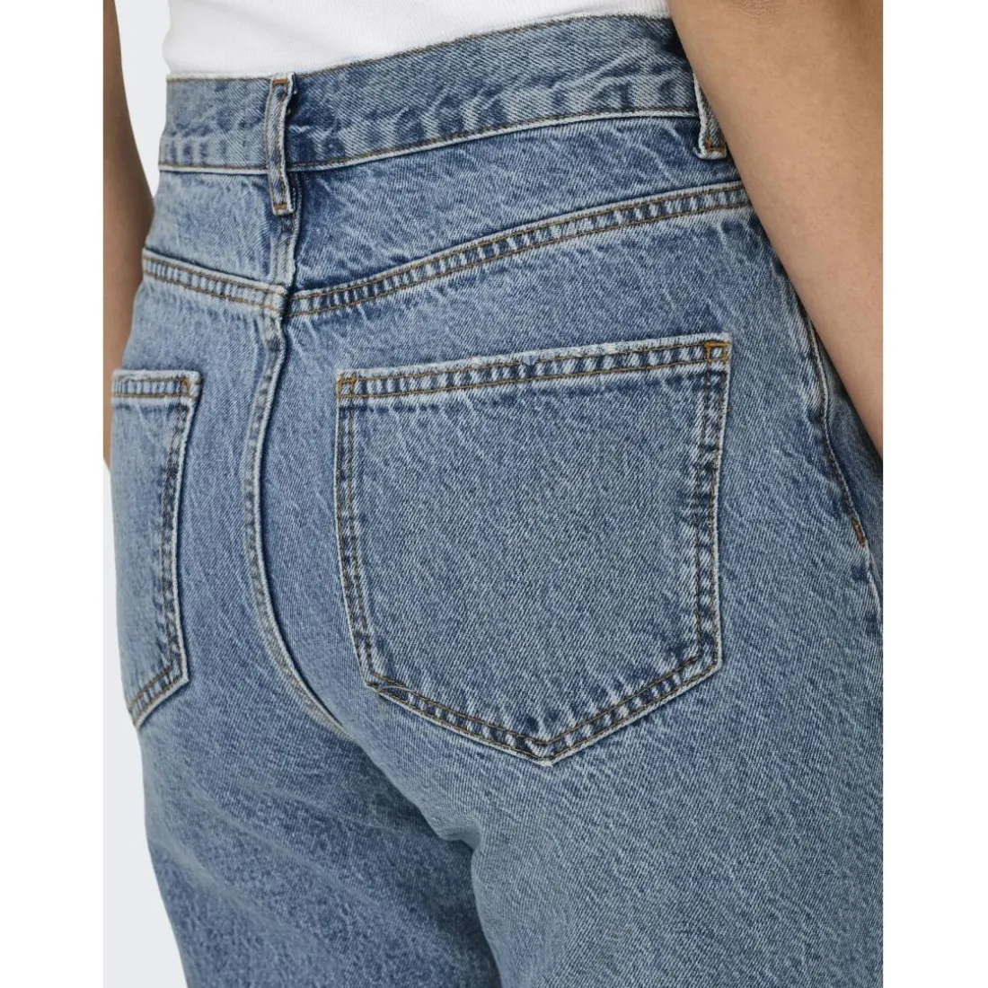 Onlriley Life Ex Hw Str Dnm Dot353 Noos bleu denim en coton Joy