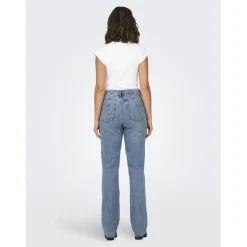 Onlriley Life Ex Hw Str Dnm Dot353 Noos bleu denim en coton Joy