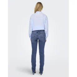 Onlsui Mid Slim Dnm Dia451 Noos bleu denim en coton Maia