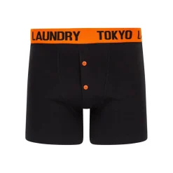 Pack boxer homme orange en coton