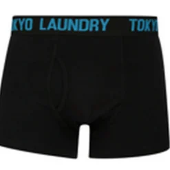 Pack de 2 boxers en coton violet noir