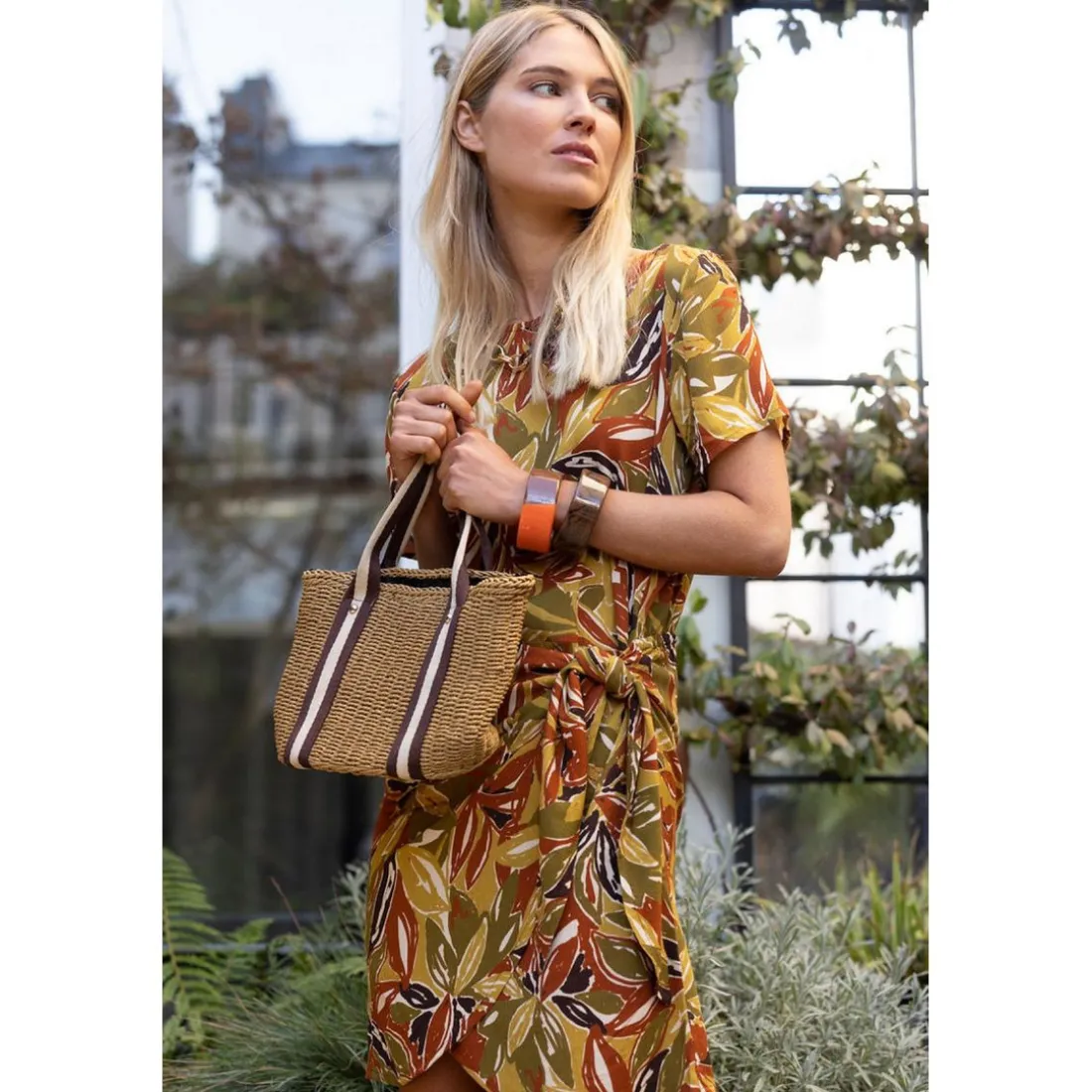 Panier anse crochet